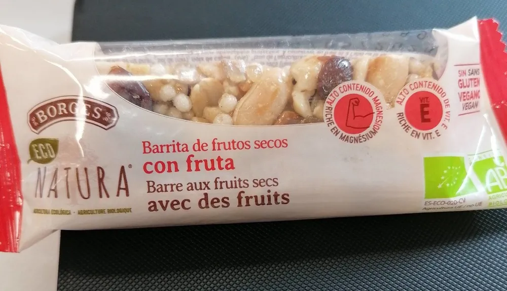 Barrita frutos secos con fruta Eco Natura