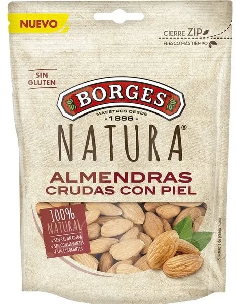 Almendras crudas con piel