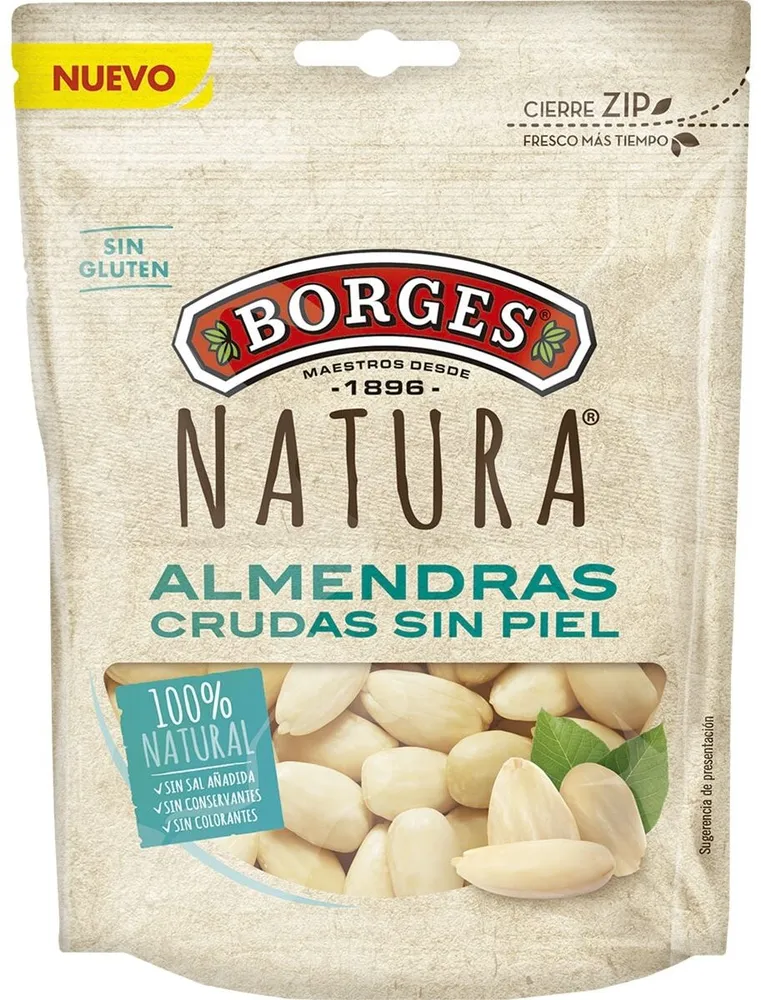 Almendras crudas sin piel