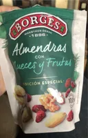 Almendras con nueces y frutas