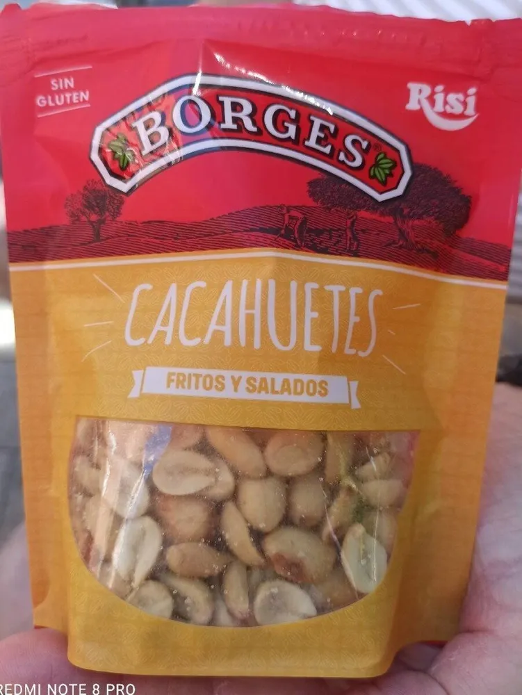 Cacahuetes fritos y salados