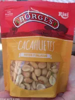 Cacahuetes fritos y salados