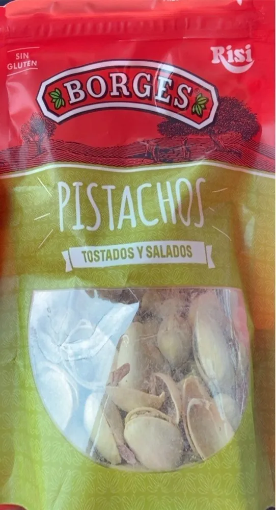 Pistachos tostados y salados