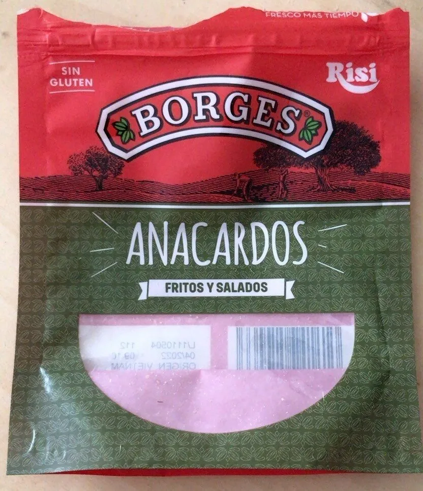 Anacardos fritos y salados