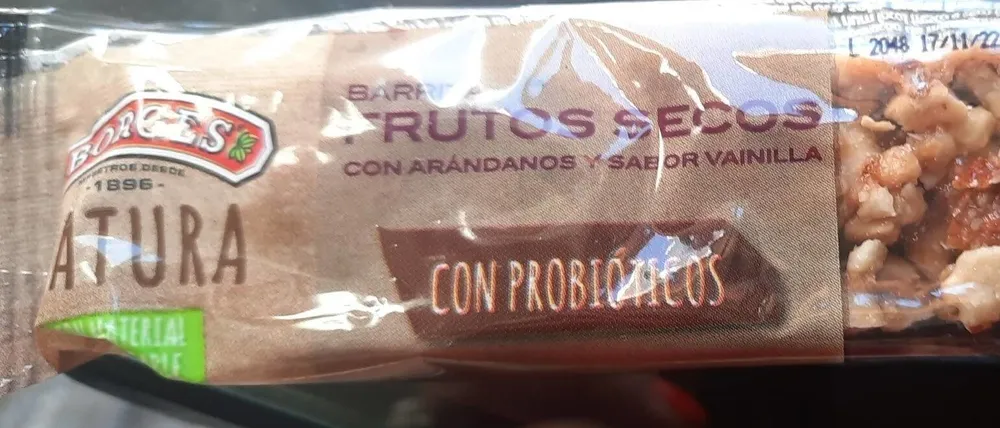 Barrita frutos secos