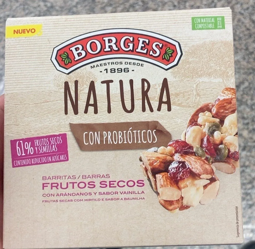 Barras con probióticos