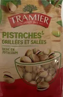 Pistaches grillées et salées