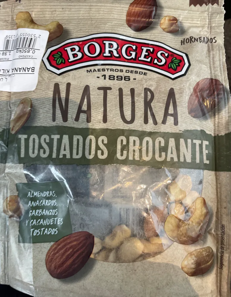 Borges natura tostados crocante