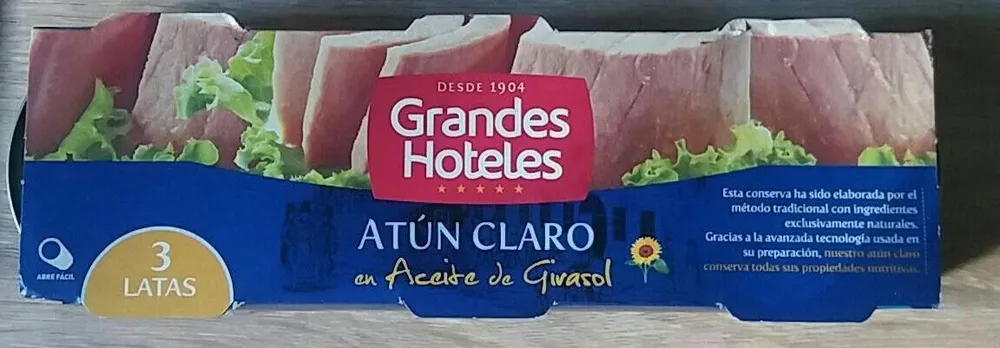Atún claro en aceite de girasol