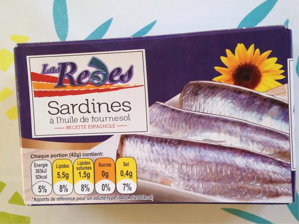 Sardines a l huile de tournesol