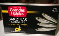 Sardinas en aceite de girasol