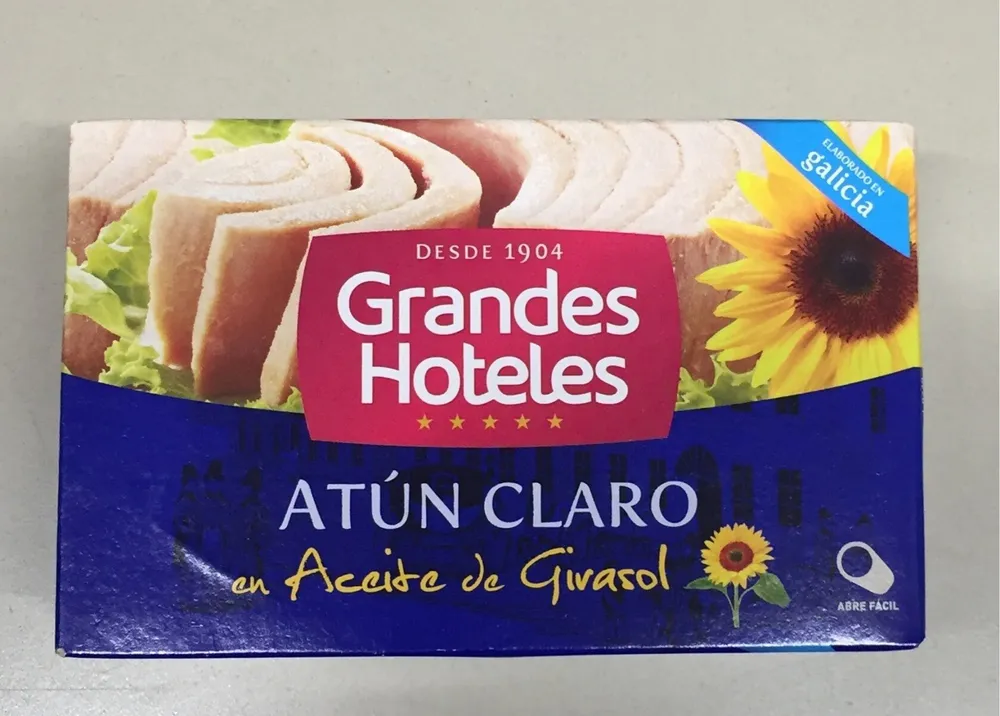 Atún claro en aceite de girasol