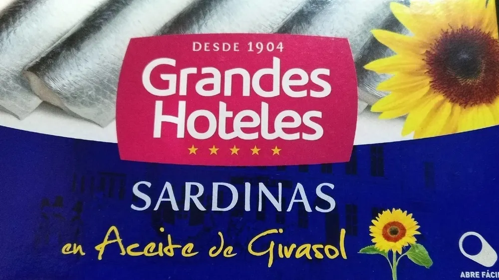 Sardinas en aceite de girasol