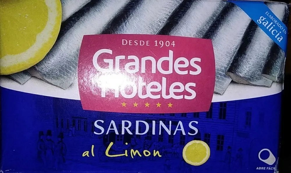 Hoteles Sardina Limon Aceite 125 g