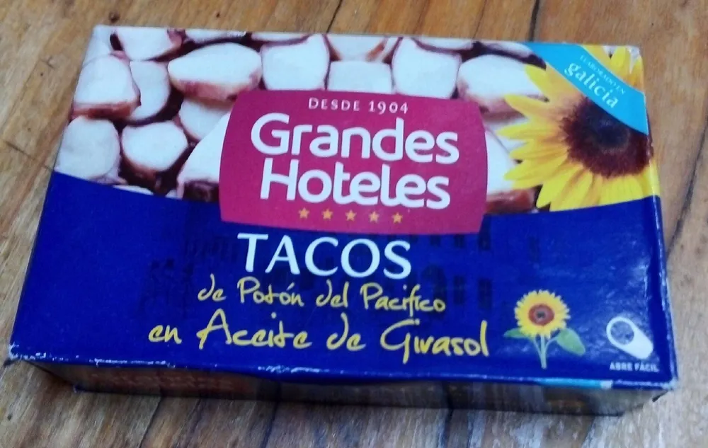 Poulpe du Pacifique à l'huile de Tournesol