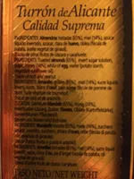 Turron Alicante Etiqu. negra
