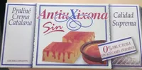 Turrón praliné crema catalana