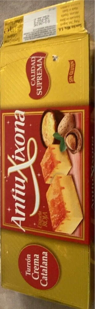 Turron crema catalane