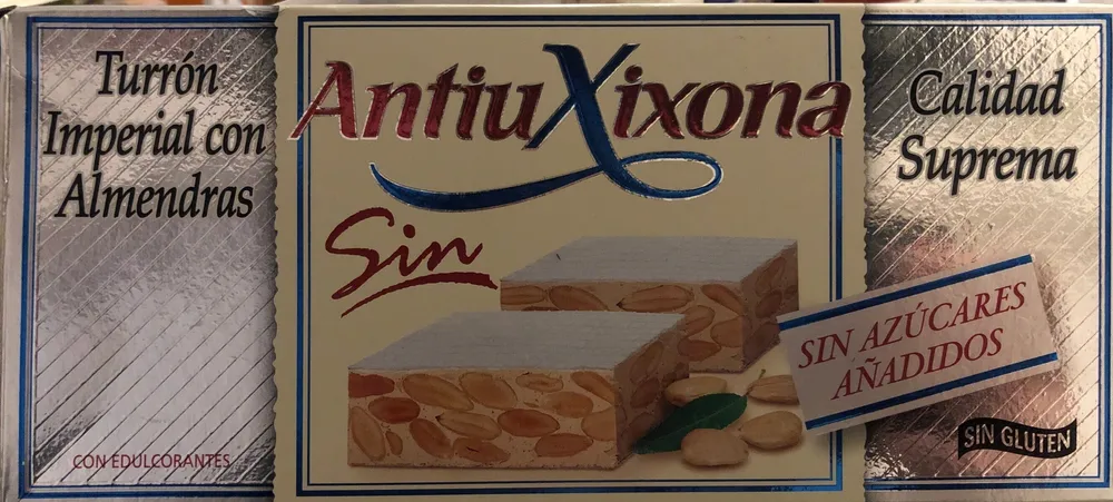 Turrón imperial con almendras