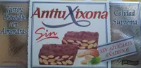 Turrón de chocolate con almendras sin azúcares añadidos