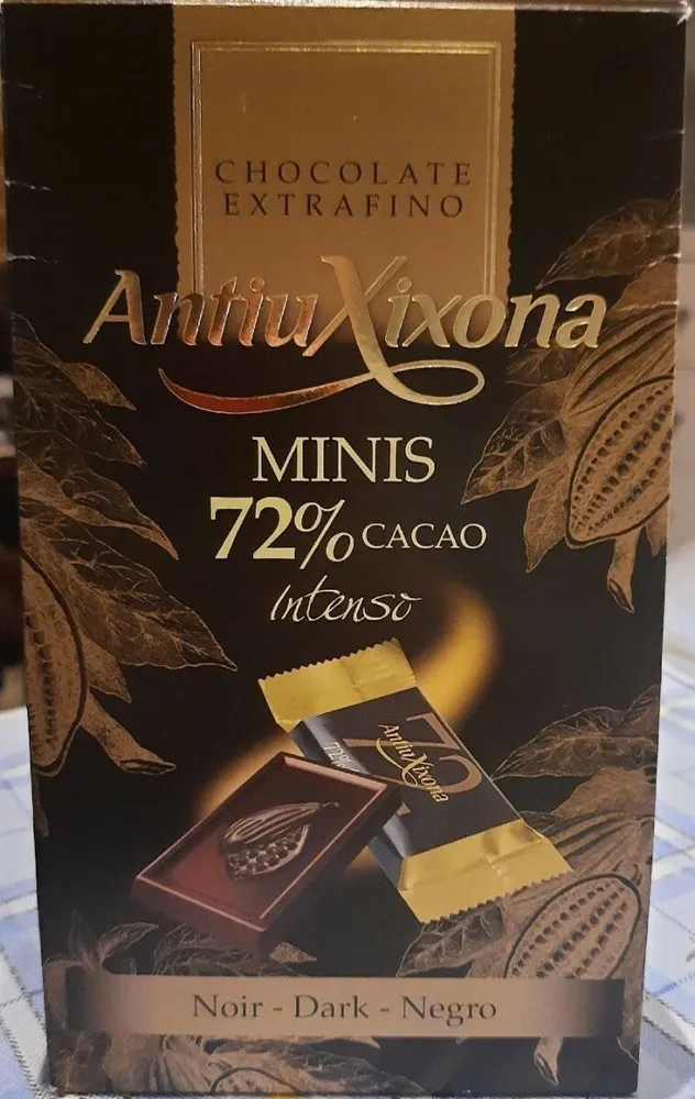 Chocolate extrafino minis 72% cacao