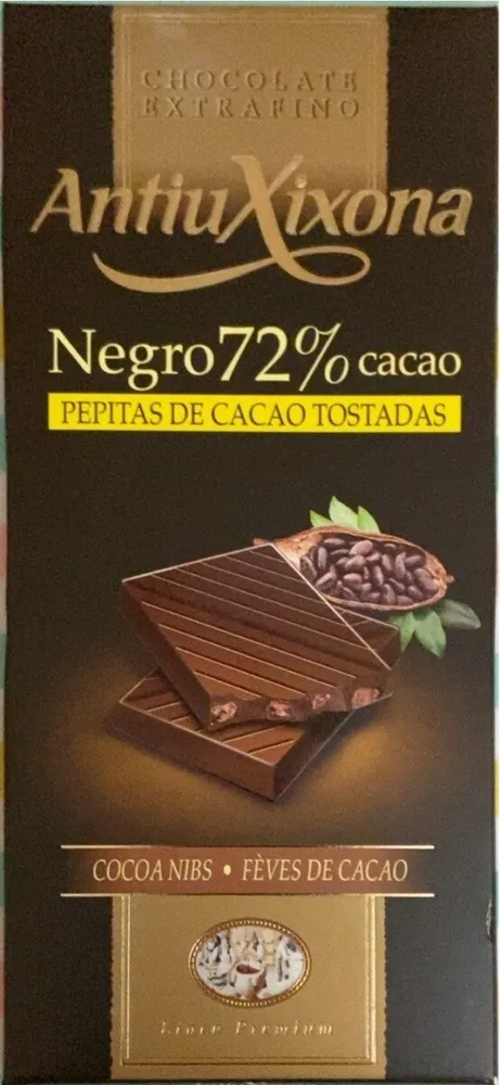 Chocolate Negro 72% cacao