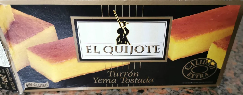 Turrón yema tostada