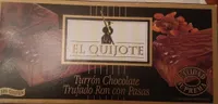 Turrón chocolate trufado ron con pasas