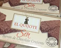 Turrón de chocolate crujiente
