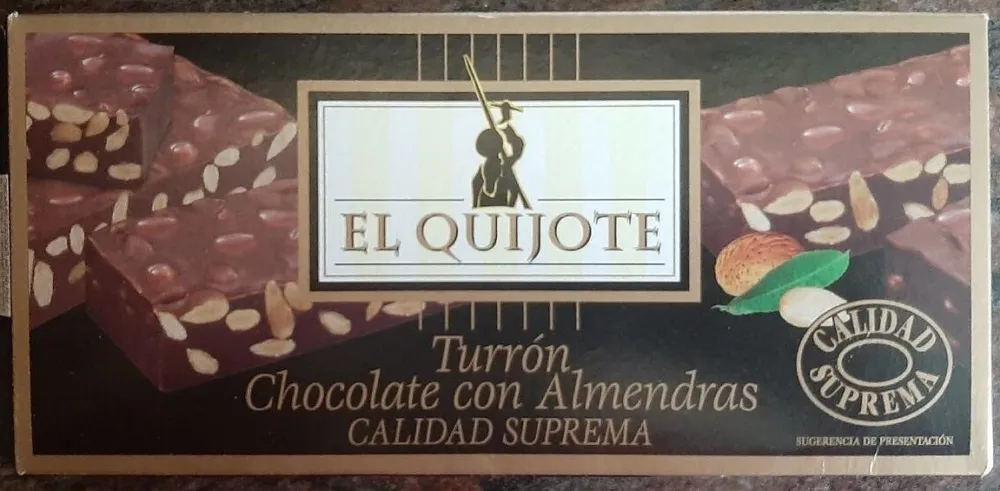 Turrón Chocolate con almendras