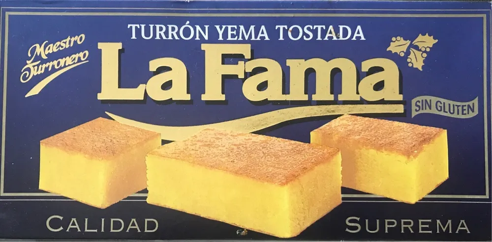 Turrón yema tostada