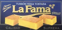 Turrón yema tostada