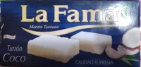 Turrón sabor coco