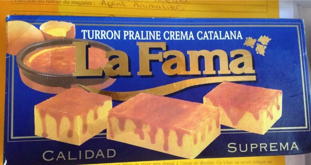 Turron Praline Crema Catalana