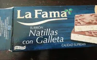 Turron natillas con galleta
