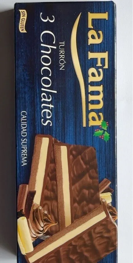Turron 3 chocolates
