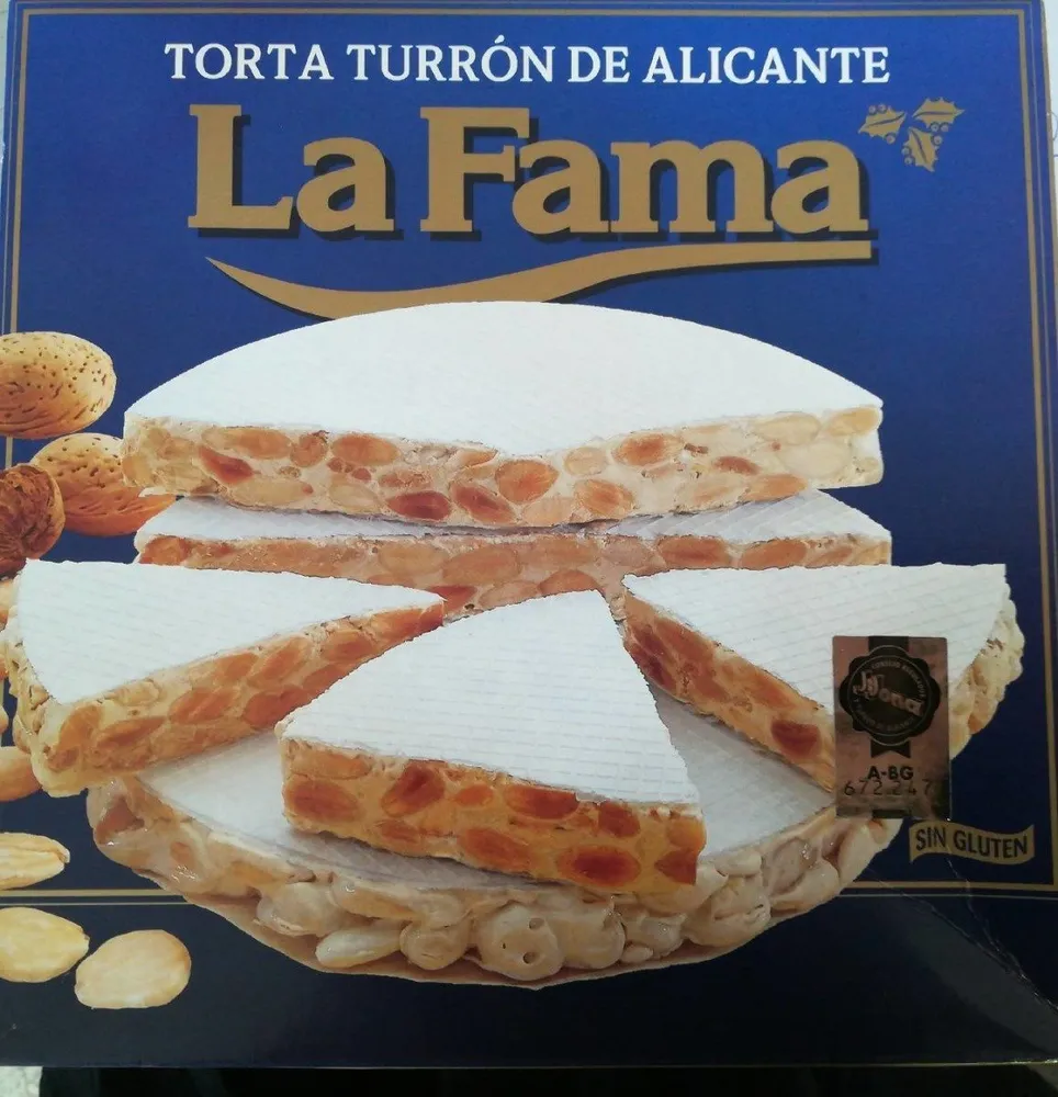 Torta turron de alicante