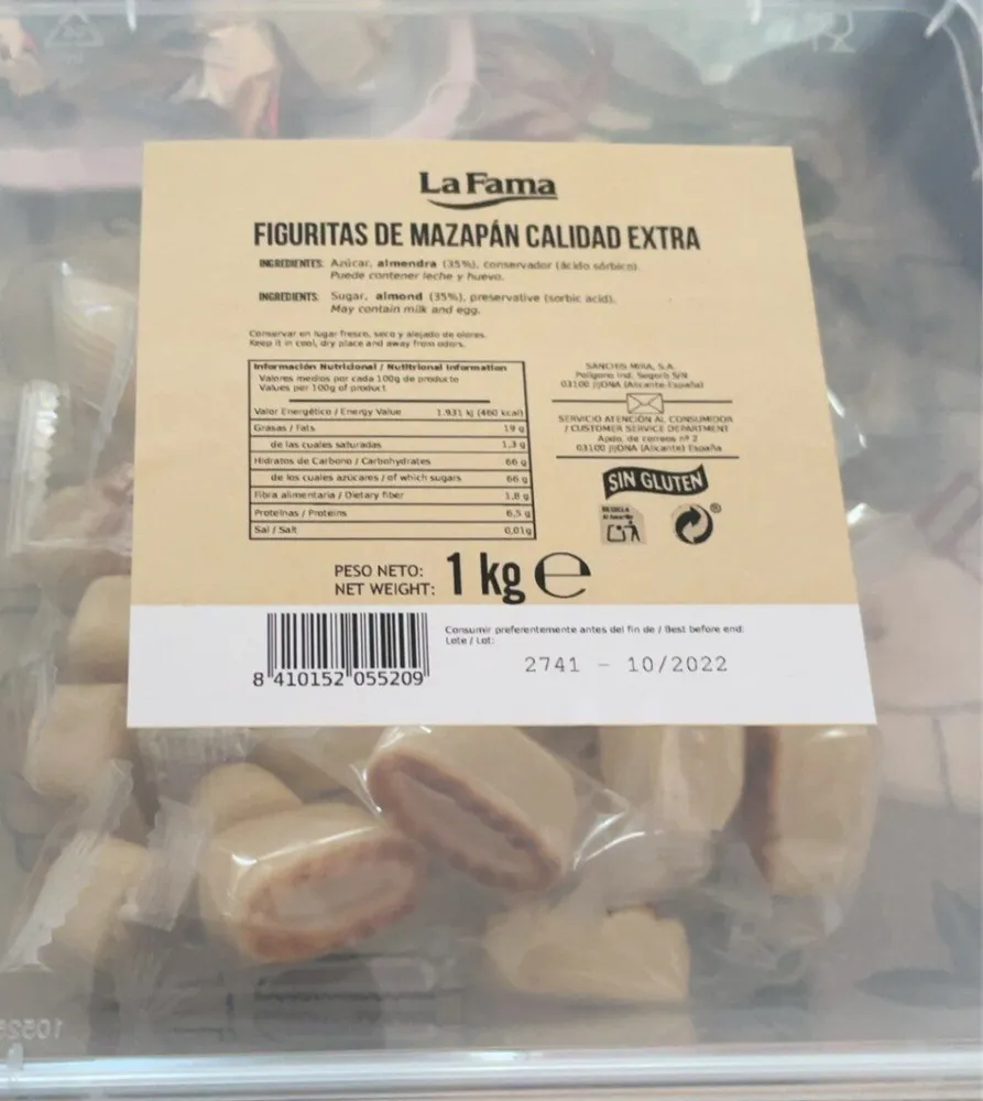 Figuritas de mazapán