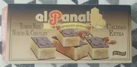 Turron Nata Nueces al chocolate