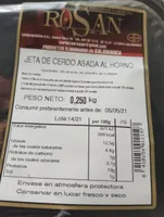 Jeta de cerdo asada