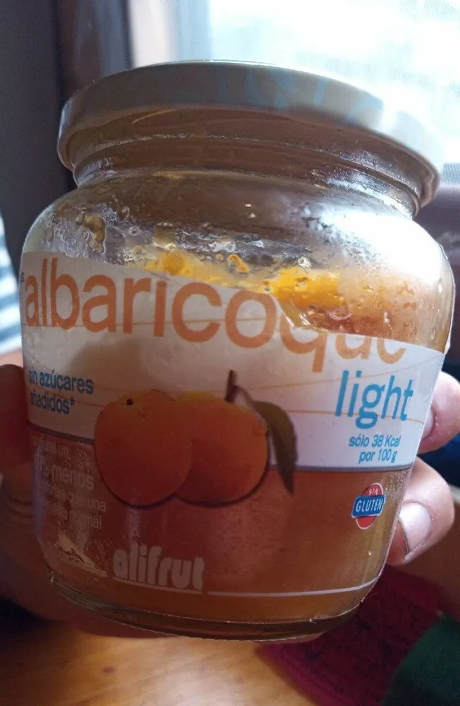 Mermelada de albaricoque extra light