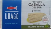 Filetes de caballa del sur en aceite de oliva
