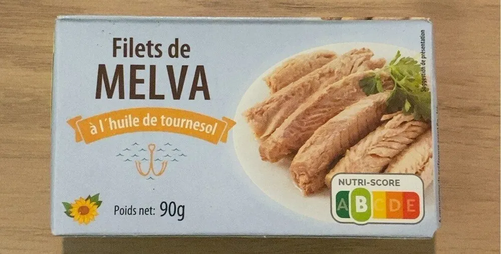 Filets de melva