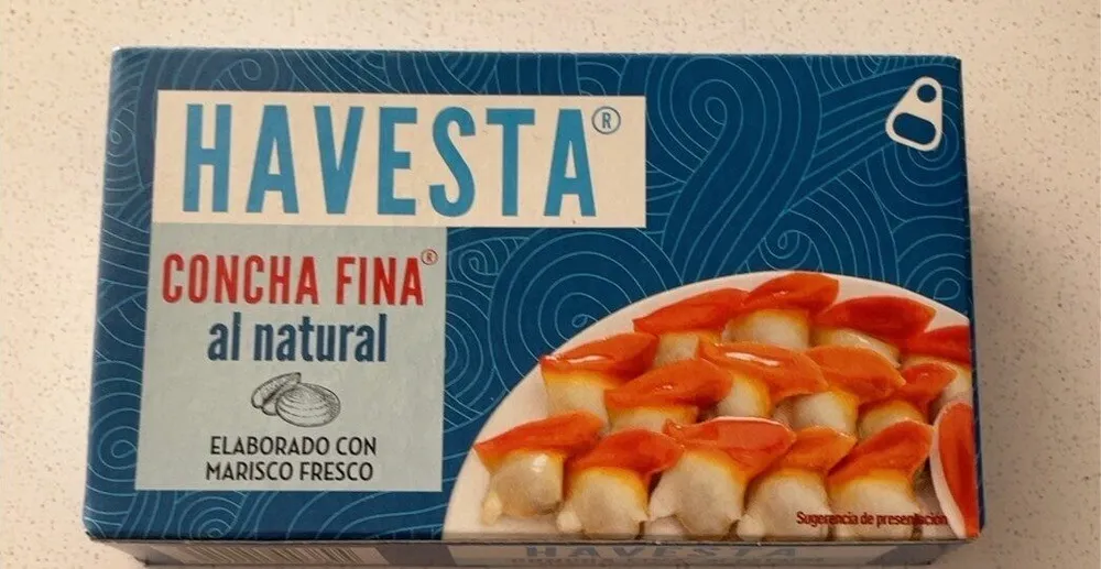 Concha fina al natural