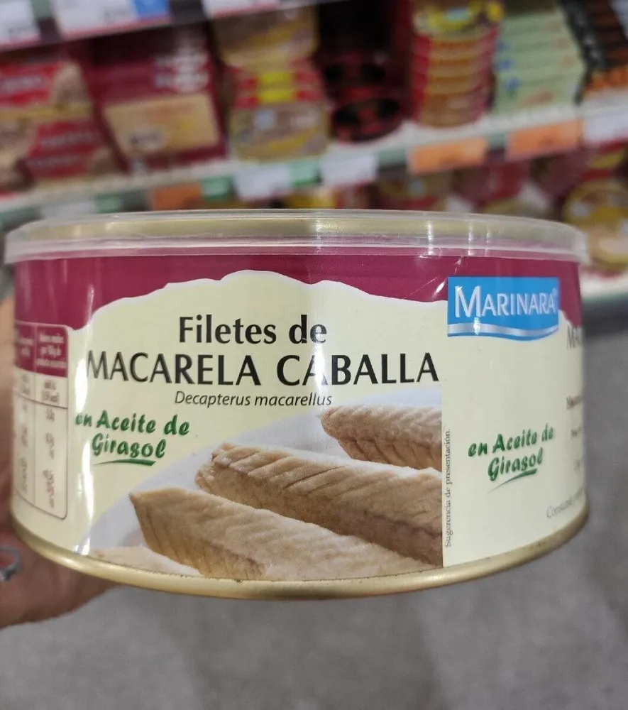 Filetes De Macarela Caballa En Aceite De Girasol.