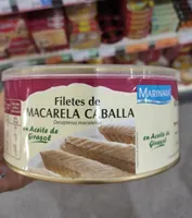 Filetes De Macarela Caballa En Aceite De Girasol.