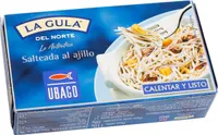 Salteada al ajillo calentar y