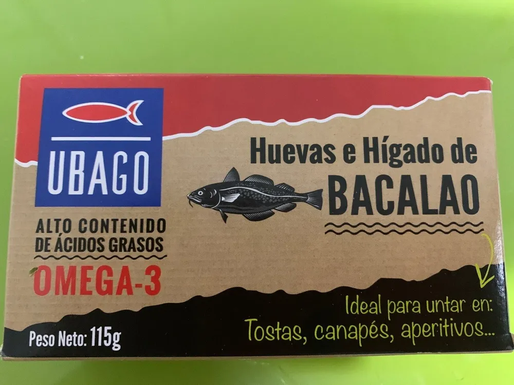 Huevas e Hígado de Bacalao