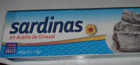 Sardinas en aceite de girasol