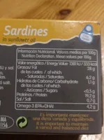Sardinas en aceite de girasol